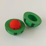 Stack&Bounce Spielzeug Wally the Watermelon von Oli & Carol in geöffneter Form