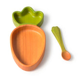 Holzeller und Löffel "Cathy the Carrot" in Karottenform von Oli&Carol