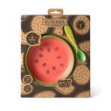 Verpackung von Holzteller und Löffel Wally the Watermelon von Oli&Carol