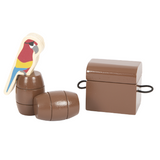 Papagei und Schatztruhe von Piratenschiff aus Holz von small foot