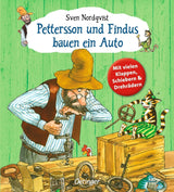 Pettersson und Findus bauen ein Auto von Sven Nordqvist_Oetinger Verlag_Buchcover