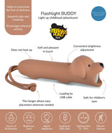 Erläuterung der Eigenschaften von Hunde-Taschenlampe von Rabbit & Friends