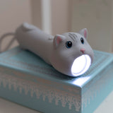 Katzen-Kindertaschenlampe von Rabbit & Friends in Schrägansicht
