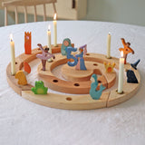 Grimms Geburstagsspirale Natur mit Figuren