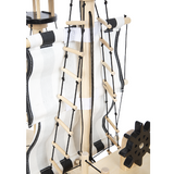 Piratenschiff aus Holz von small foot Nahaufnahme Segel