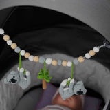 Gehäkelte Kinderwagen-Kette aus Bio-Baumwolle Koala Coco von Sindibaba_05