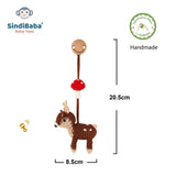 Gehäkelter Kinderwagen-Anhänger von SindiBaba_Reh Audrey_03