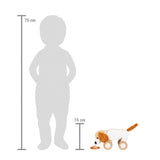 Größenansicht Nachziehtier Hund mit Knisterohren von small foot