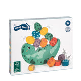 Balancierspiel Dino von small foot aus FSC-zertifiziertem Holz in Verpackung