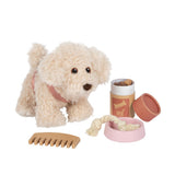 Hund mit Tasche und Pflege-Set rosa von small foot_05