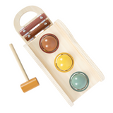 Blick von oben auf Klopfspiel "Safari" mit Xylophon von small foot