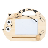 Magnetische Zaubertafel Katze von small foot in Frontansicht