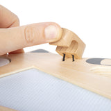 Magnetische Zaubertafel Katze von small foot mit beweglicher Tatze zur Stift-Befestigung