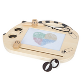 Magnetische Zaubertafel Katze von small foot in Schrägansicht