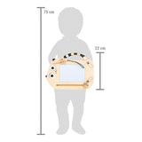 Magnetische Zaubertafel Katze von small foot im Größenvergleich