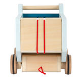 Nachzieh Fahrtzeug Kipplaster von small foot Rückansicht