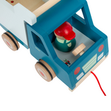 Nachzieh Fahrtzeug Kipplaster von small foot von oben