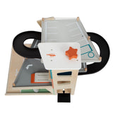 Parkaus Rallye von small foot mit Hubschrauber-Landeplatz