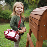 Pferdepflegeset mit roter Tasche von small foot_02