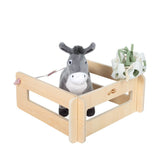 Spielset Esel mit Stall und Zubehör in der Tasche von small foot_04