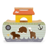 Steckspiel Arche Noah von small foot Vorderseite ohne Tiere