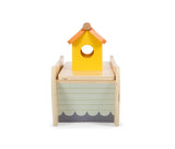 Hinterseite vom Steckspiel Arche Noah von small foot