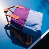 Kinderrucksack Small colourblocking Purple Tights & Badminton Blue von Sticky Lemon_06
