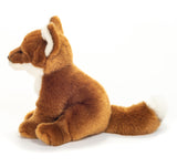 Fuchs sitzend von Hermann Teddy Collection_20 cm_Ansicht von der Seite
