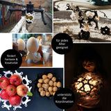 Binabo Konstruktionsspiel aus Bio-Plastik in schwarz-weiß_60 Teile_Anwendungsbeispiele