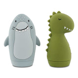 Badespielzeug Spritztiere Mr. Shark und Mr. Dino von Trixie