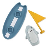Badespielzeug Surfbrett Mr. Shark von Trixie in drei Teile zerlegt