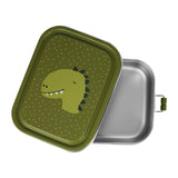 Kleine Lunchbox Mr. Dino von Trixie mit geöffnetem Deckel