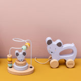 Mrs. Mouse Motorikschleife und Nachziehtier von Trixie