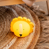 Leuchtendes Nachtlicht Mr. Lion von Trixie auf Teppich stehend