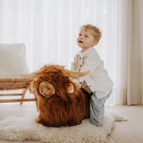 Wild & Soft Bouncy Highland Cow-mit Kind04