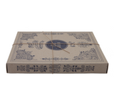 Verpackung von 30 naturfarbene Holz-Bauklötze von Wooden Story in edler Holzbox