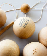 Detailansicht Boule Spiel aus FSC-zertifiziertem Massivholz von Wooden Story