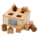 Holz Sortierbox von Wooden Story in naturbelassener Farbe