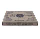 Verpackung von 30-teiligem Set an Holzbauklötzen in Regenbogenfarbe von Wooden Story