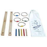 Inhalt von Ringwurfspiel aus Holz von Wooden Story