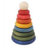 Holz Stapelturm von Wooden Story in Regenbogenfarben