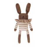 Hase aus Baby-Alpakawolle von Main Sauvage_Gestreifter Strampler