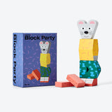 BLOCK PARTY Holzfigur "Maus" von Areaware_Verpackung mit Figur