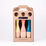 Bowlingkegel aus Buchen-Massivholz von Me&Mine_6 Stück_Verpackung