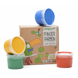 Bio-Fingerfarben von Neogrün_4er Set Aki