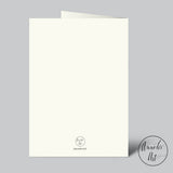 Klappkarte Alpaka "Happy Birthday" von Annelis Art_Geburtstagskarte_Rückseite