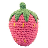 Handgehäkelte Babyrassel Erdbeere von Global Affairs