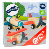 Aufzieh-Flieger Set aus Holz von Smallfoot_Verpackung