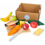 Holz Schneide-Set Mittagessen "fresh" von Smallfoot_Übersicht Bestandteile