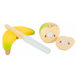 Holz Schneide-Set Mittagessen "fresh" von Smallfoot_Detailansicht